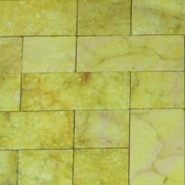 Φυσική Πέτρα Πατινάτο κίτρινο σκούρο
